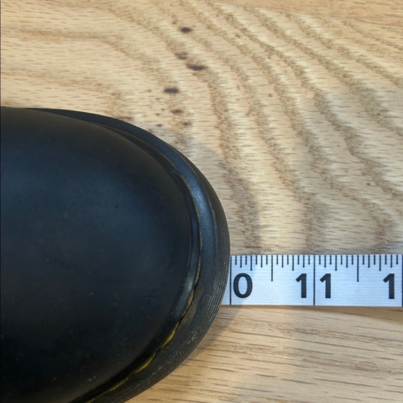 Unisex Dr. Martens Waterproof Black Leather Boots, Size 3 US - Picture 9 of 11